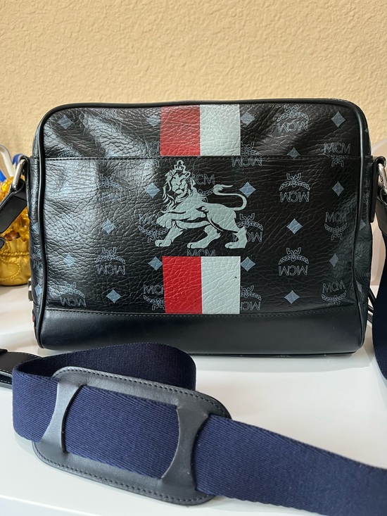 MCM Handbags - MCM 1976 LION VISETOS MESSENGER CROSSBODY BAG